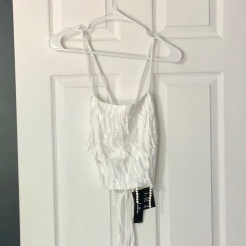 Lulu’s Lace Up Top, Size M